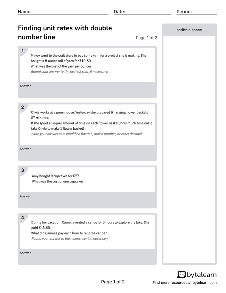 Finding unit rates with double number line.png