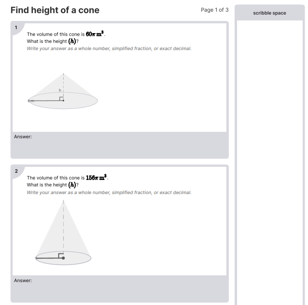 Find height of a cone.png