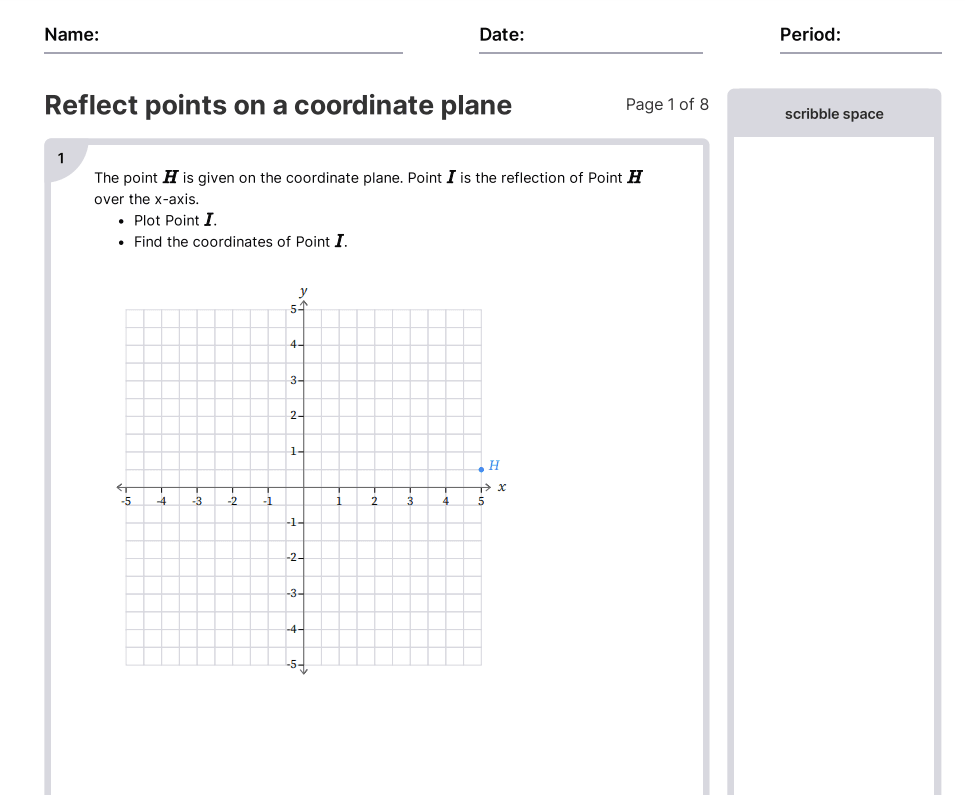 Reflect points on a coordinate plane.png